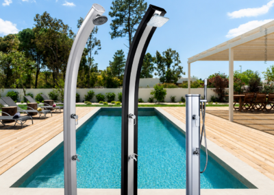 DOUCHES SOLAIRES ALUMINIUM